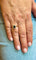 Bague 54 Bague marguerite or jaune, saphir et diamants 58 Facettes