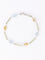 Bracelet Bracelet ligne or blanc citrines péridots topazes bleues 58 Facettes 1CA0000006/1