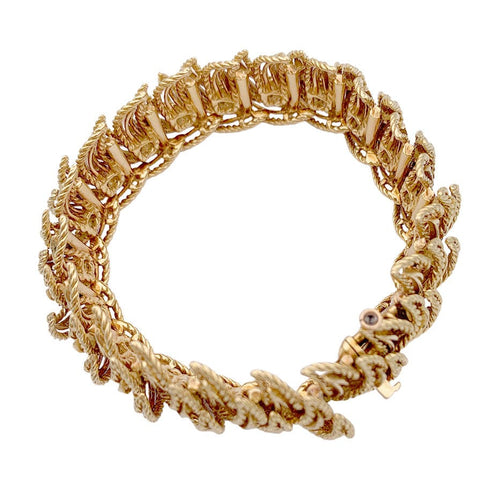 Bracelet Bracelet Boucheron Vintage or jaune. 58 Facettes 32952
