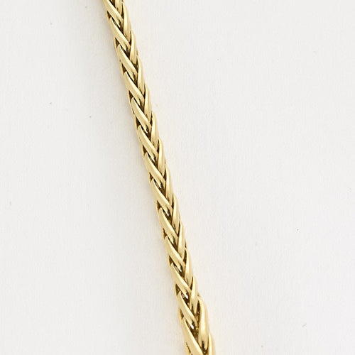 Collier Collier or jaune à maille palmier 58 Facettes SL5154