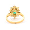 Bague 52 Bague Pompadour Vintage Or 18 Carats, Émeraude Naturelle et Diamants 58 Facettes 281