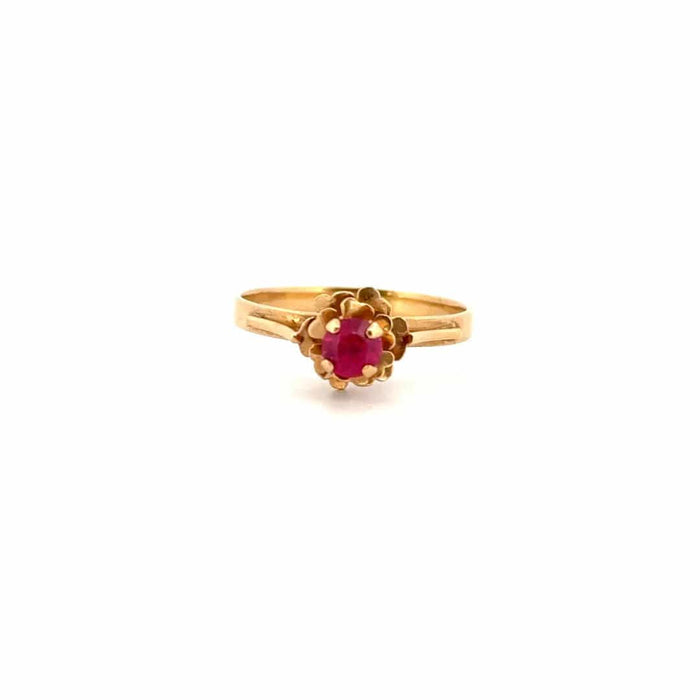 Bague 58 Solitaire Or Jaune Rubis 58 Facettes 91-GS33695-2