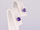 Boucles d'oreilles Boucles d'oreilles en or blanc avec améthyste 58 Facettes 2192