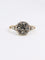 Bague 57 Bague marguerite ancienne diamants taille rose 58 Facettes J306