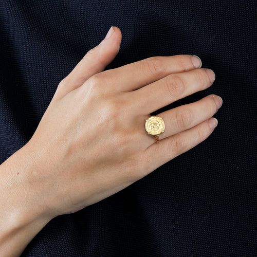 Bague Bague or jaune 58 Facettes LP585