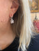 Boucles d'oreilles Boucles d’oreilles dormeuses diamants or gris 58 Facettes BO236