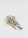 Broche Broche ancienne guirlande or argent perles fines diamants taille ancienne 58 Facettes 340B