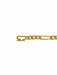 Bracelet Bracelet or jaune maille Figaro 58 Facettes 330059806