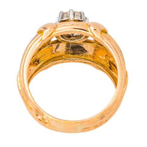 Bague 53 Bague  Cocktail  Or rose, Platine Diamant 58 Facettes 4387235CN