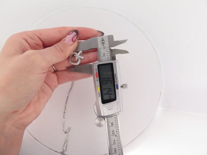 Collier collier CHAUMET pendentif coeur lien 40cm or blanc diamants 58 Facettes 264836