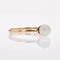 Bague 55 Bague solitaire perle de culture or 58 Facettes 13-032