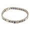 Bracelet Bracelet tennis en or blanc avec saphirs et diamants 58 Facettes G3816