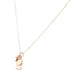 Collier Ginette NY Collier Mini Ever Charm Necklace Or rose 58 Facettes 2322877CN