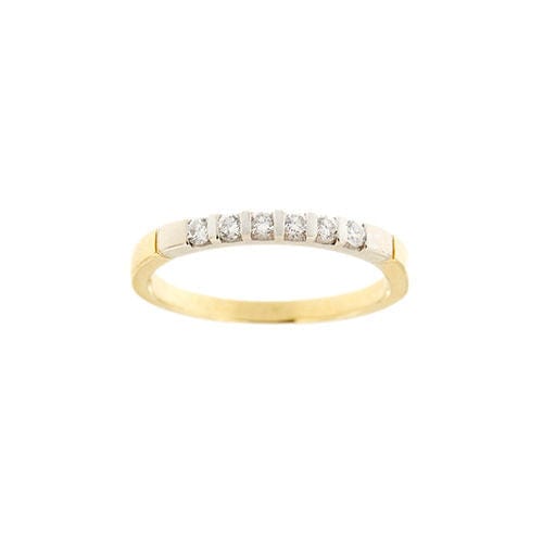 Bague 61 Bague Riviera avec diamants de 0,24 ct 58 Facettes 36981