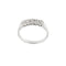 Riviere-Ring mit Diamanten 0,35 ct 
