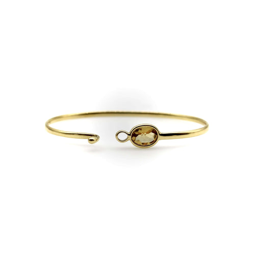 Bracelet Georg Jensen - Bracelet en or jaune et citrine Savannah 58 Facettes A20036