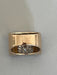 Bague 50.5 Bague Tank Chevalière Or Jaune Diamants 1,30 ct 58 Facettes LOT 6167