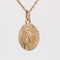 Pendentif Médaille or rose Vierge Marie rayonnante 58 Facettes CVP115