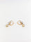 Boucles d'oreilles Dormeuses en or jaune et diamants 58 Facettes 744