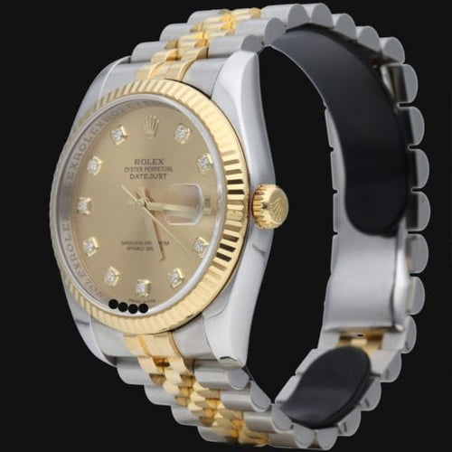 Montre Rolex Montre Date Just 36 58 Facettes MT42530