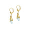 Boucles d'oreilles Boucles d'oreilles pendantes en or jaune avec topazes 58 Facettes 36558