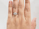 Bague 53 Bague solitaire en or blanc et diamants 0.82ct 58 Facettes 31189/30918
