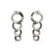 Boucles d'oreilles Boucles d'oreilles pendantes diamants noirs et blancs 58 Facettes 25641