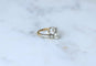 Bague 56.5 Bague Ancienne Toi et Moi Diamants 2,60 Cts sur Or Jaune et Platine 58 Facettes