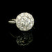 Bague Bague grappe ancienne diamants 58 Facettes