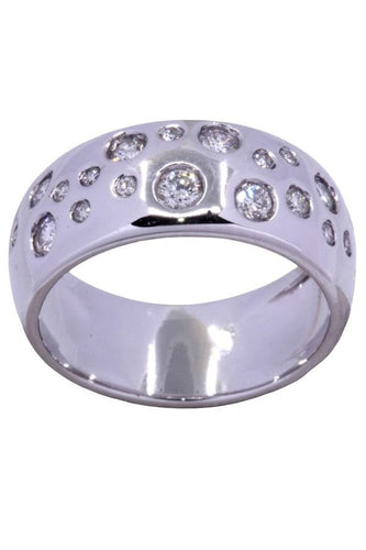 Bague 51 BAGUE MODERNE DIAMANTS 58 Facettes 086891