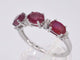 Bague Bague en or blanc avec diamants et rubis 58 Facettes 2124