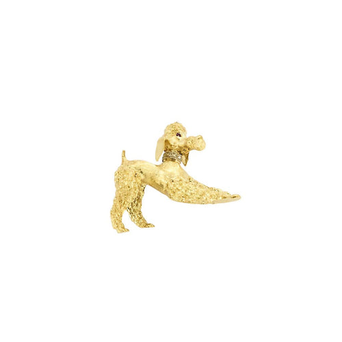 Broche Broche Caniche en or 58 Facettes HAV0863