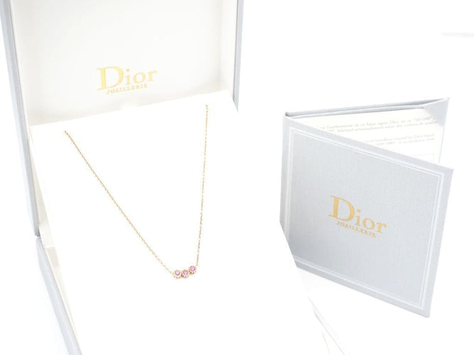 Collier DIOR - Collier Mimirose Or rose Rubis 58 Facettes