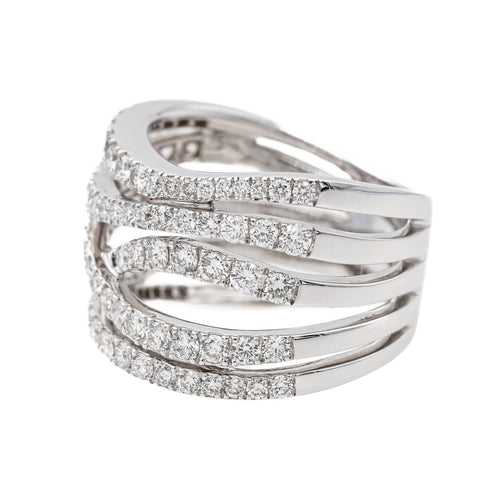 Bague 53 Bague Or blanc Diamant 58 Facettes 3230360CN