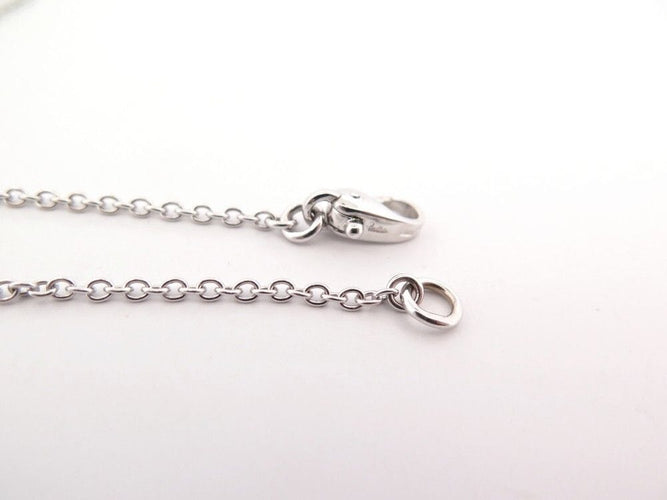 Collier collier POMELLATO pendentif croix diamants en or blanc 58 Facettes 259931