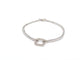 Bracelet bracelet DINH VAN impression 15 or blanc 18k diamants 0.2 ct en 58 Facettes 265173
