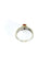Bague 57 Bague en Or Blanc, Diamants et Citrine 58 Facettes