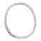 Bracelet Bracelet ligne, or blanc et diamants taille baguette. 58 Facettes 33416