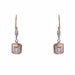 Boucles d'oreilles Boucles d'oreilles Art Déco 2 ors saphirs blancs 58 Facettes 12-209