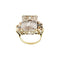 Bague 54 Bague en or trois pièces avec morganite et diamants 58 Facettes 37785