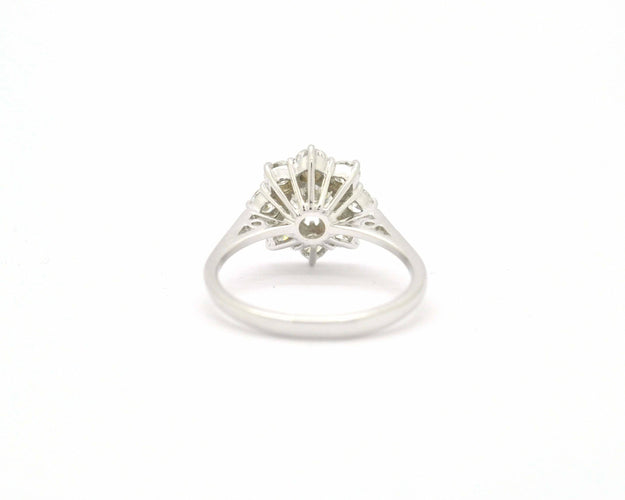 Bague Bague avec diamants de 1,32 ct 58 Facettes