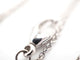 Collier Collier or blanc avec pendentif coeur Diamants et Topaze 58 Facettes