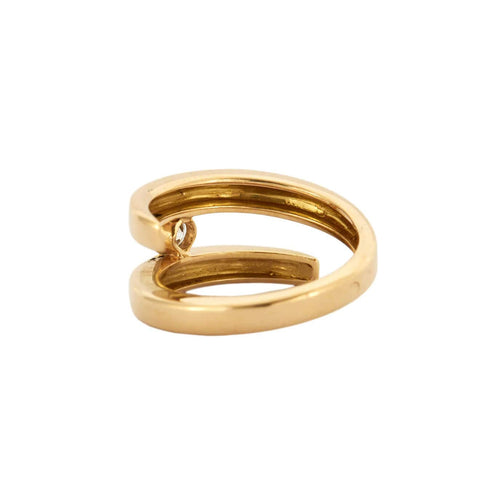 Bague 51 BAGUE "UNA" OR & DIAMANT 58 Facettes BO/230062