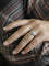 Bague 53 Bague Art Déco cible or blanc platine diamants 58 Facettes 1192.4