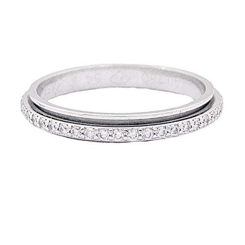 Bague 54 Bague Piaget "Possession" or blanc, diamants. 58 Facettes 33899