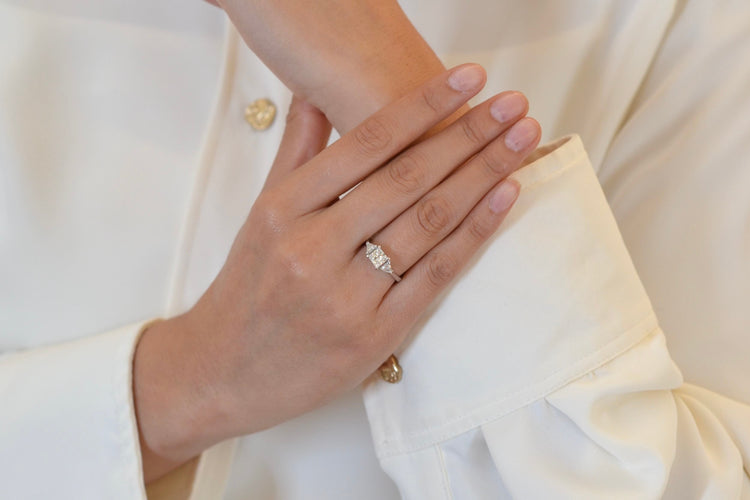 Bague 52 Bague Or blanc Diamant 58 Facettes 24992/24941