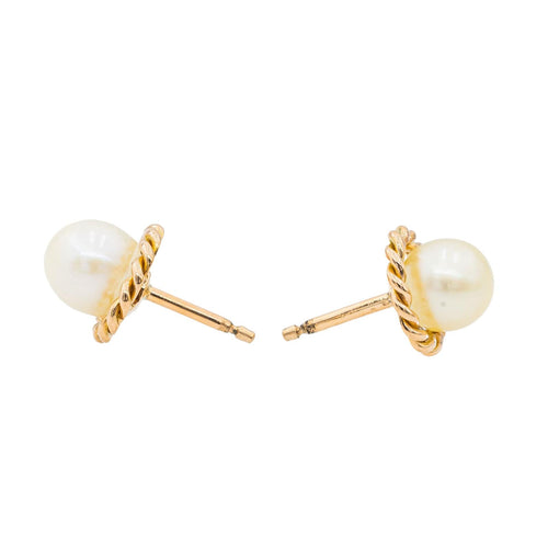 Boucles d'oreilles Boucles d'oreilles Perle Or jaune Perle 58 Facettes 3241055CN