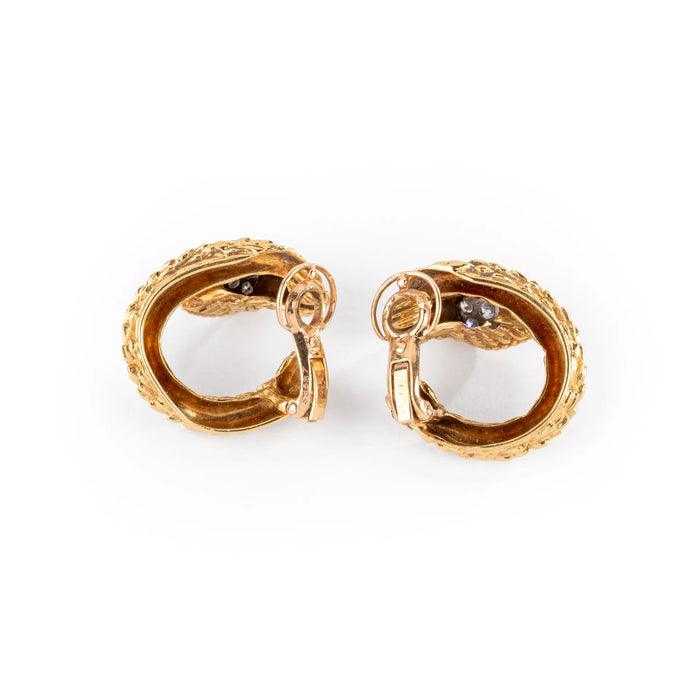 Boucheron - Pendientes vintage Serpent Bohème oro amarillo y diamantes