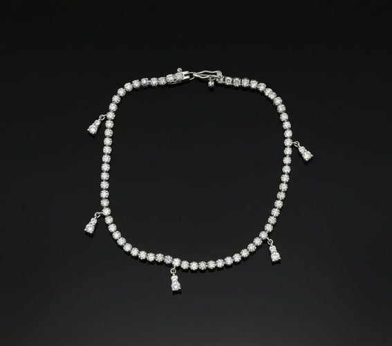 Bracelet Bracelet de tennis en or blanc 58 Facettes