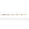 Bracelet Bracelet en or jaune orné de pierres colorées 58 Facettes 35889
